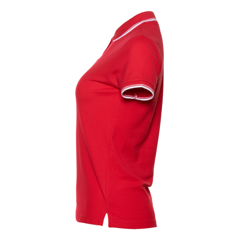 Рубашка поло женская STAN с окантовкой хлопок/полиэстер 185