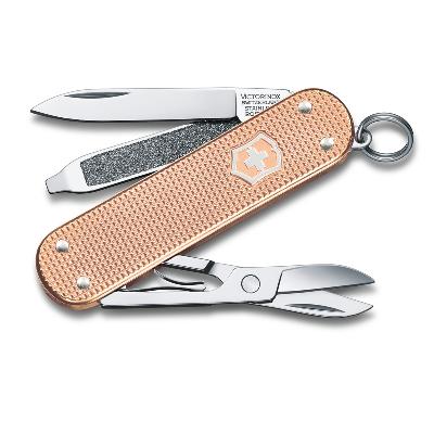 Ножбрелок VICTORINOX Classic SD Alox Colors "Fresh Peach", 58 мм, 5 функций