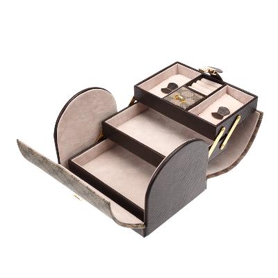 Шкатулка для украшений Jardin D'Ete,  коричнево, 21,0 x 14,8 x 14,7 см