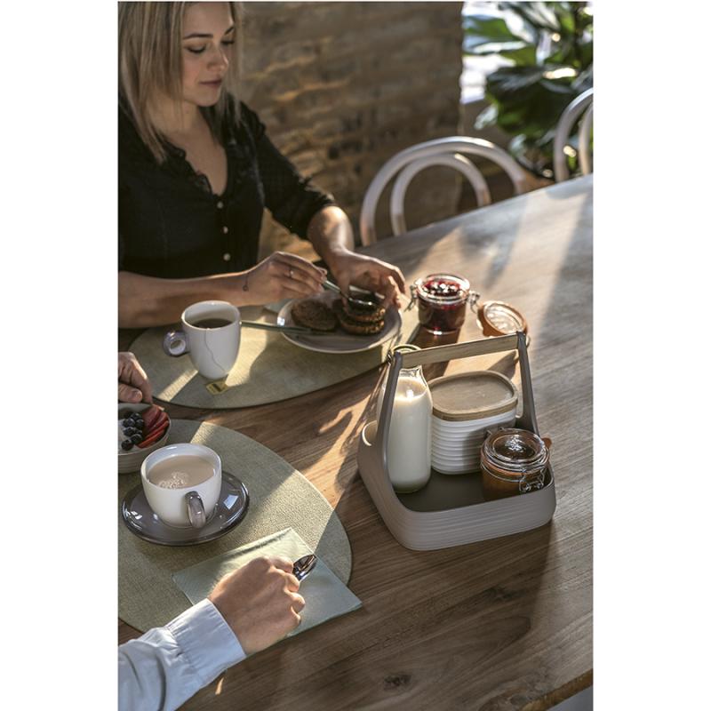 Салфетка подстановочная овальная двухсторонняя fabric