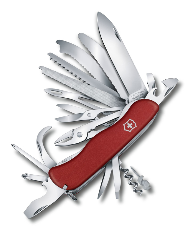 Нож перочинный VICTORINOX WorkChamp XL, 111 мм, 31 функция, с фиксатором лезвия
