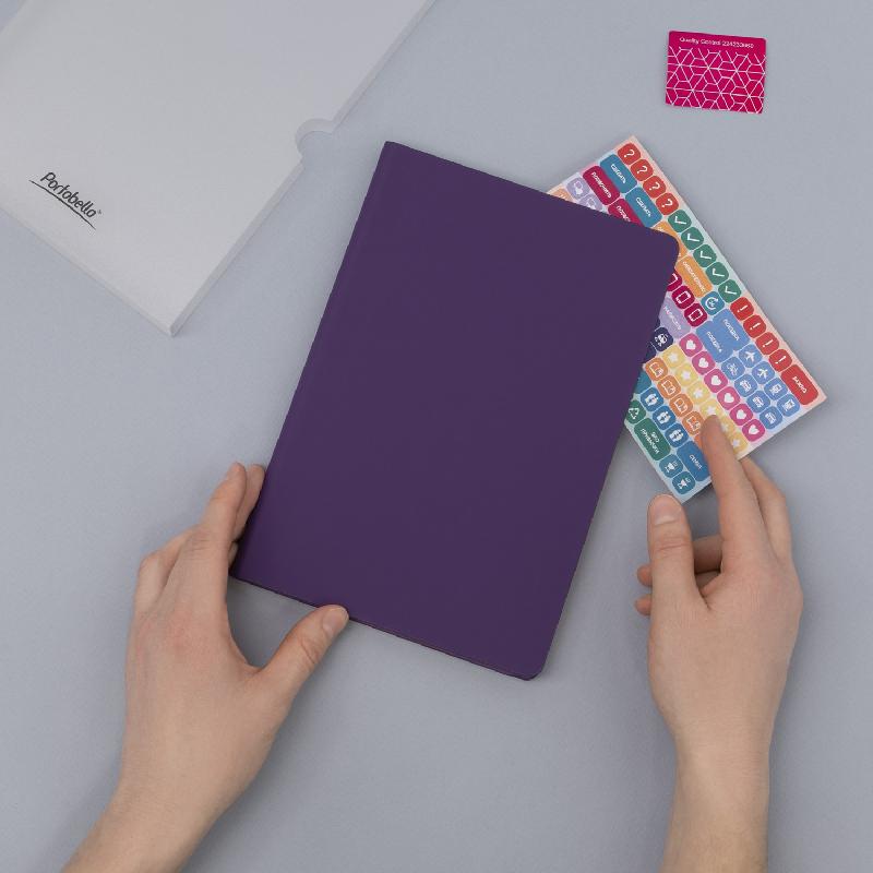 Ежедневник Spark недатированный, (с упаковкой, со стикерами)