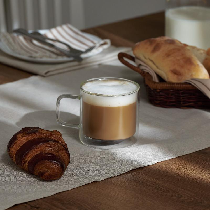 Кружка стеклянная с двойными стенками Luna