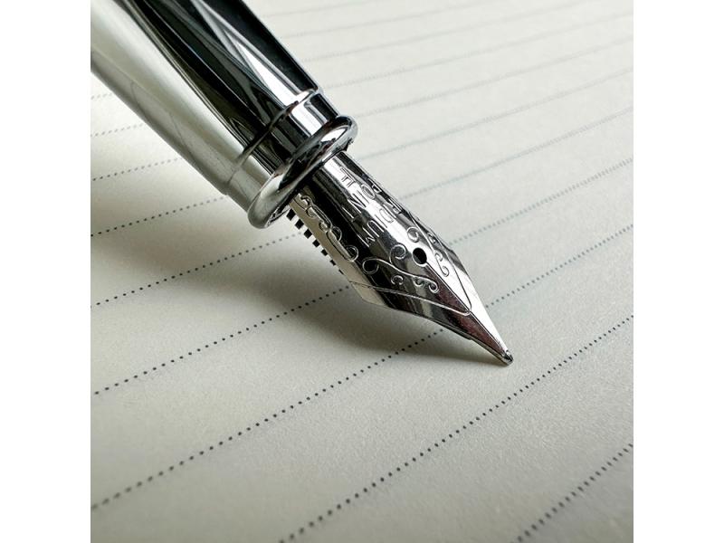 Ручка металлическая перьевая Sienna софт-тач