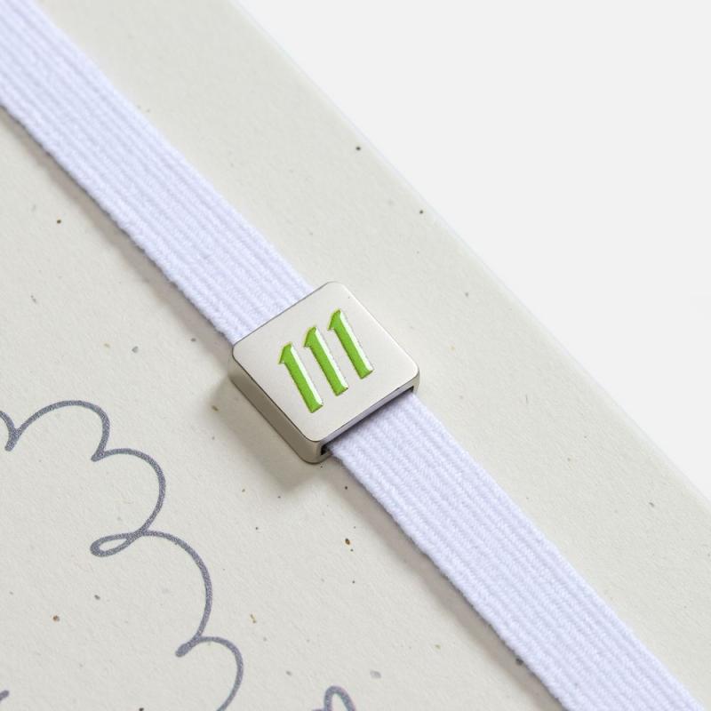 Квадратный шильдик на резинку Direct