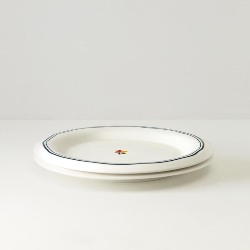 Набор тарелок plush, little petals, D21, 2 шт.