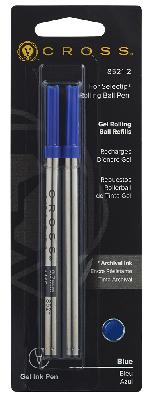 Стержень Cross для ручкироллера стандартный, средний, 2 шт  блистер