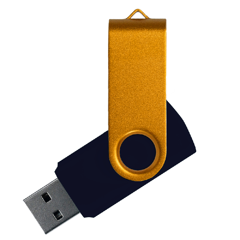Флеш накопитель USB 2.0 Twister Сolor Mix 16GB, пластик Софт Тачметалл