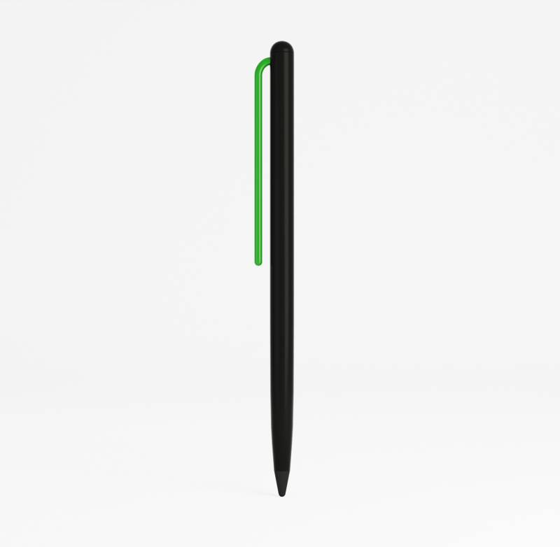 Карандаш GrafeeX с зеленым клипом в чехле