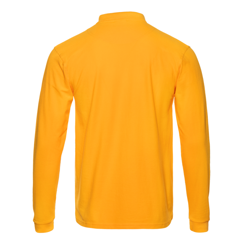 Рубашка поло мужская STAN длинный рукав хлопок/полиэстер 185