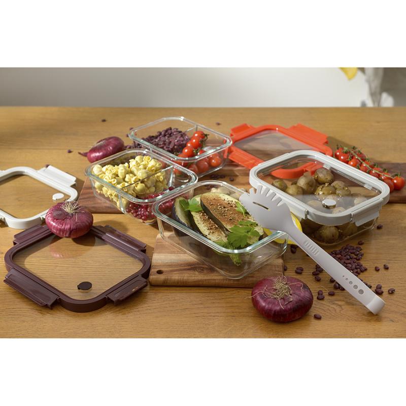 Контейнер для запекания и хранения прямоный click glass, 1,5 л