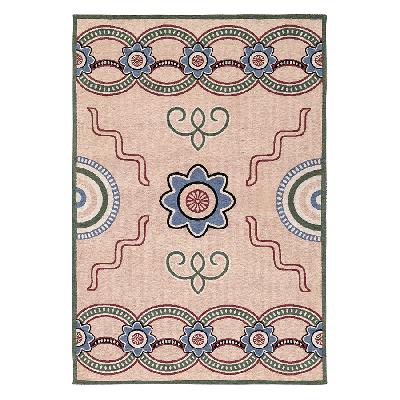 Ковер из хлопка по мотивам эвенских орнаментов из коллекции cultural heritage, 120х180 см