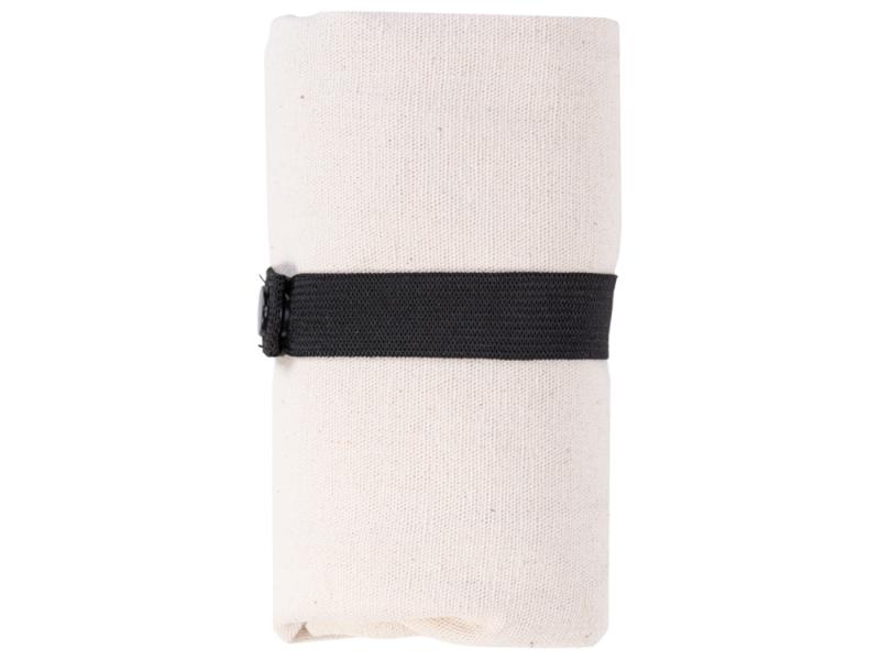 Сумка Fixy из переработанного хлопка 220 г/м2 с фиксирующей лентой