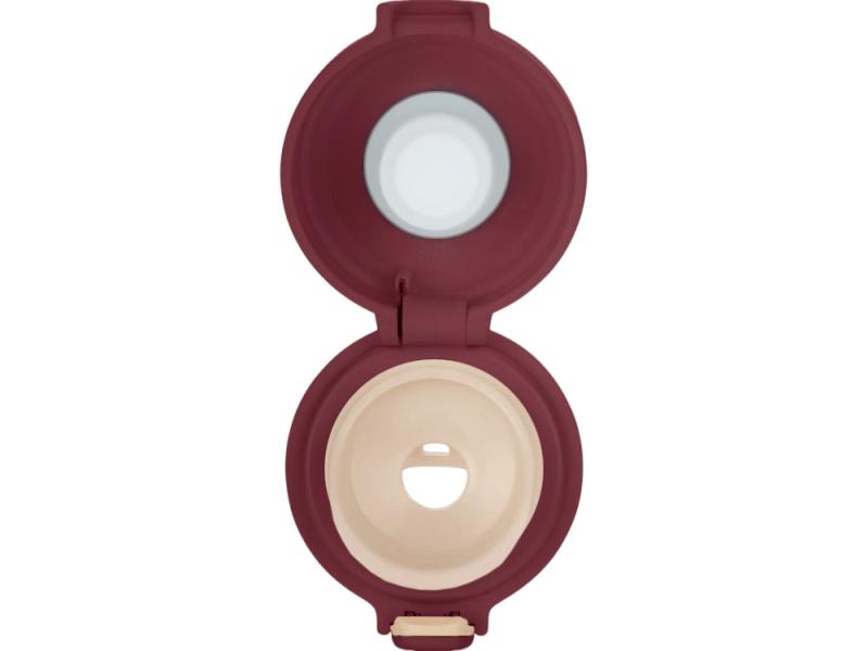 Вакуумная термокружка c кнопкой Guard, soft-touch, 400 мл, тубус