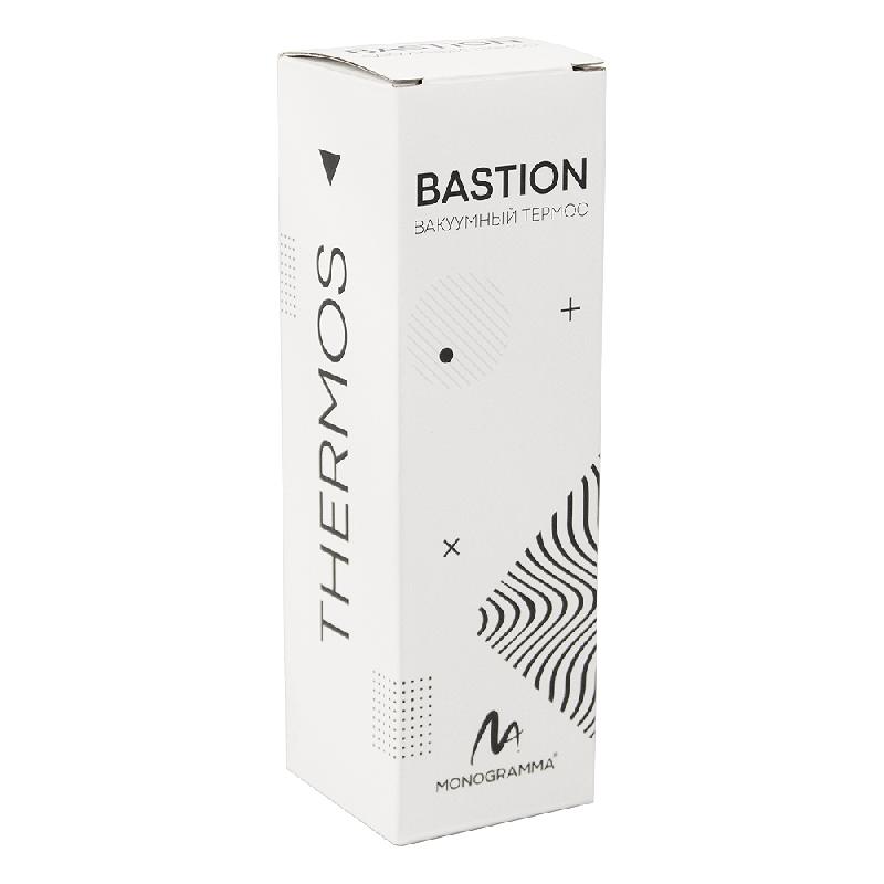Термос стальной Бастион Плюс двухстеночный с вакуумной изоляцией 500 мл, глянцевый металлик