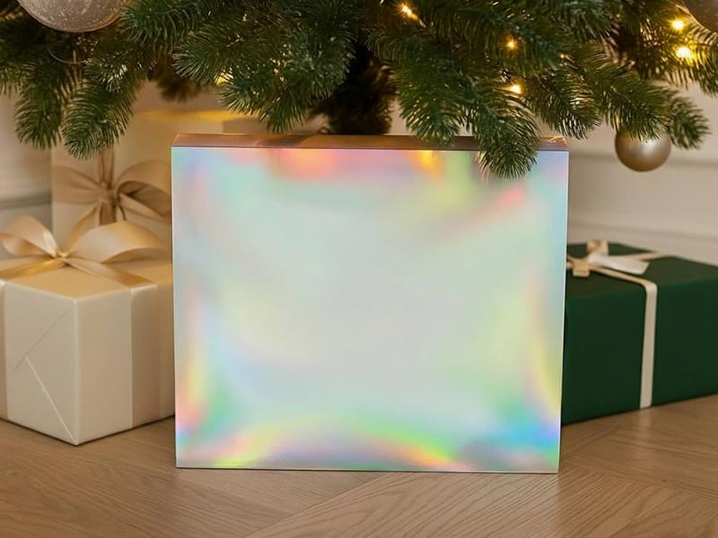 Подарочная коробка с голографическим шубером Aurora, XL