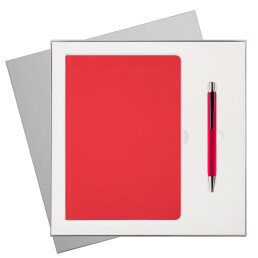 Подарочный набор Latte soft touch,  (ежедневник, ручка)