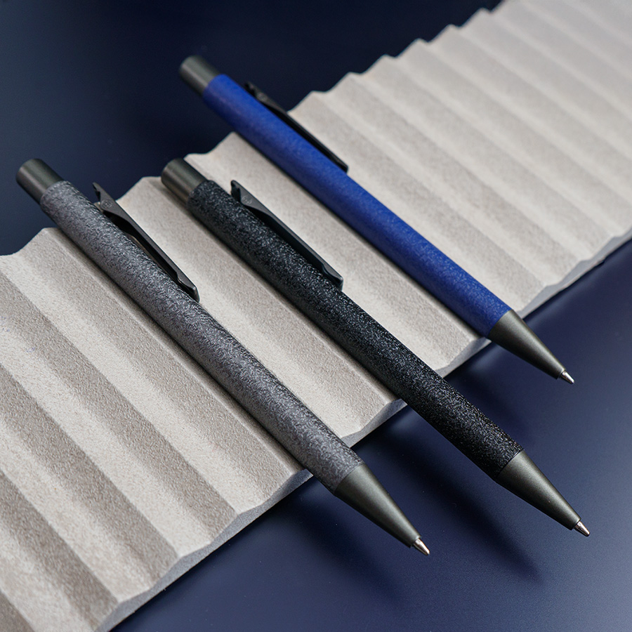 Ручка шариковая FACTOR FOLIO, синий/серебрянный, металл, пластик