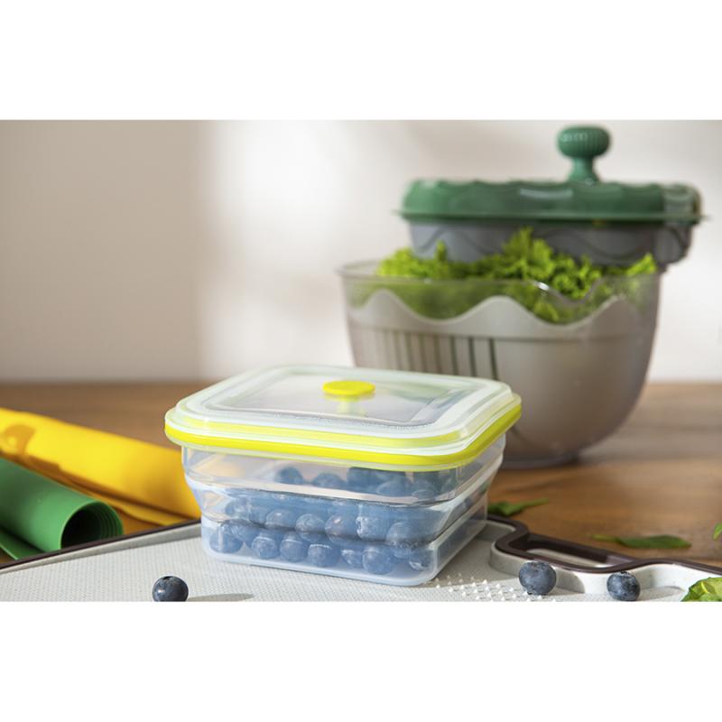 Контейнер для переноски и хранения силикон квадратный складной silikobox, 900 мл