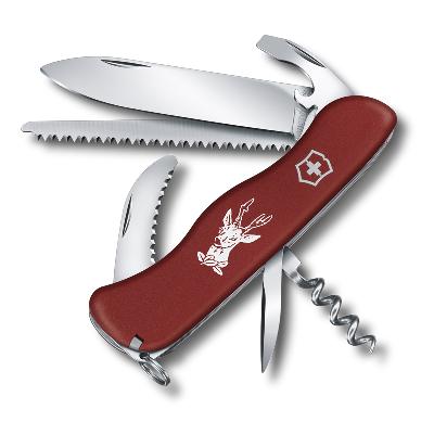 Нож перочинный VICTORINOX Hunter, 111 мм, 12 функций, с фиксатором лезвия