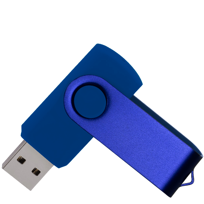 Флеш накопитель USB 2.0 Twister 16GB, пластик Софт Тачметалл