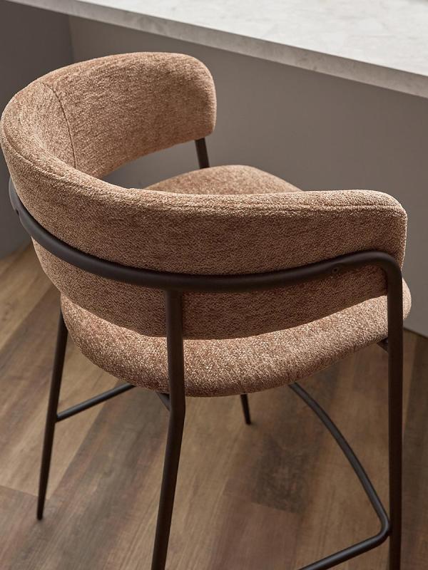 Стул барный helning, мягкий шенилл