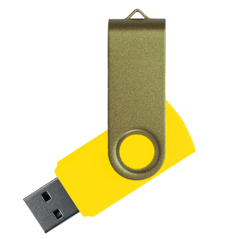 Флеш накопитель USB 2.0 Twister Сolor Mix 16GB, пластик Софт Тачметалл
