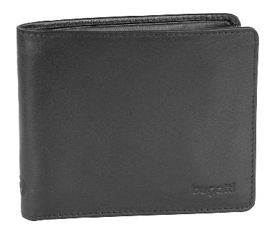 Портмоне BUGATTI Primo, натуральная воловья кожа, 11х1,5х9 см