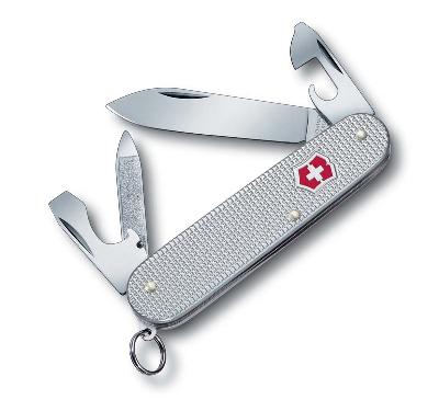 Нож перочинный VICTORINOX Cadet Alox, 84 мм, 9 функций, алюминиевая рукоять