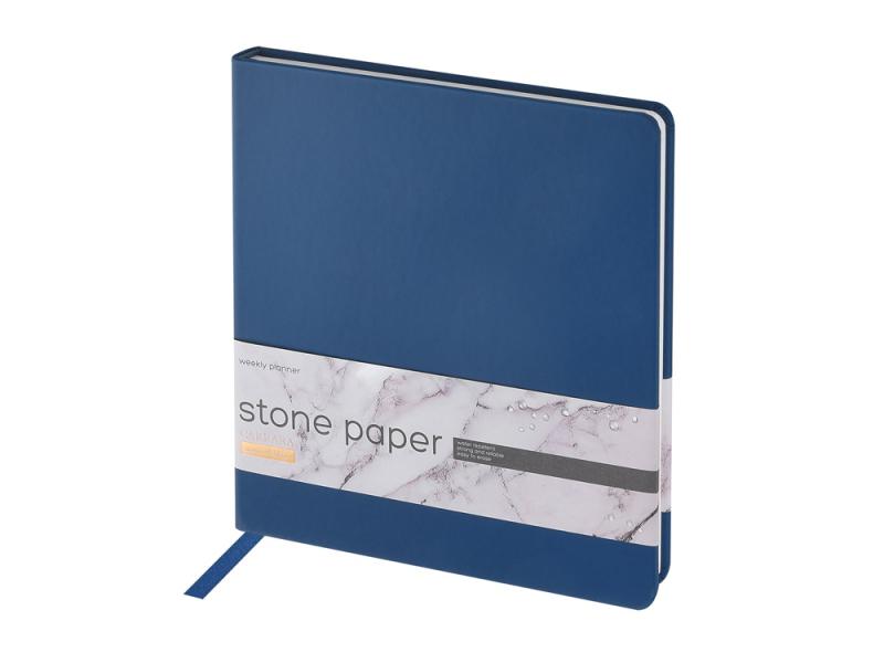 Еженедельник с каменной бумагой А5+ Carrara