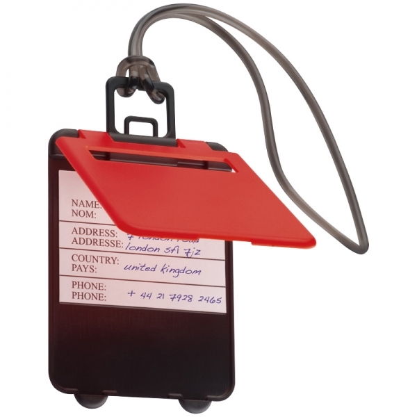 Бирка багажная пластиковая