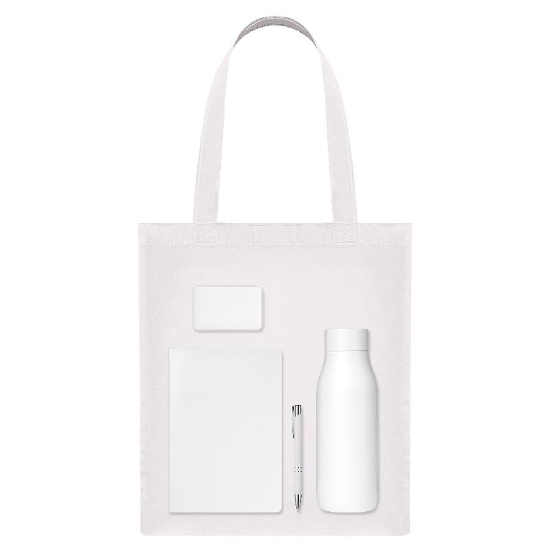 Подарочный набор Welcome Pack,  (термобутылка, ежедневник, ручка, ЗУ, шоппер)