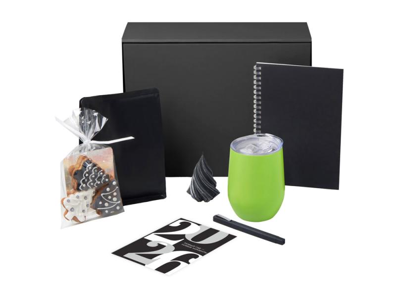 Подарочный набор Re:Start с термокружкой, кофе и блокнотом