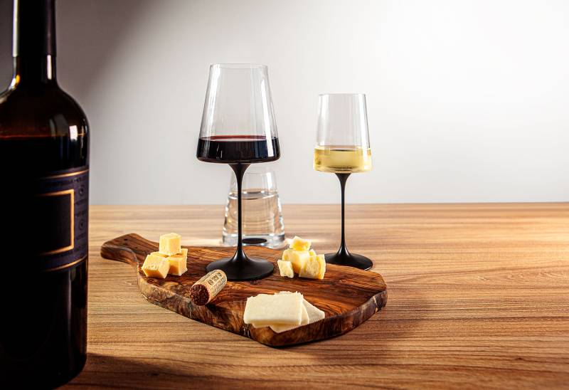 Хрустальный бокал для белого вина на магните Trebonn SplitGlass, 2 шт, 280 мл