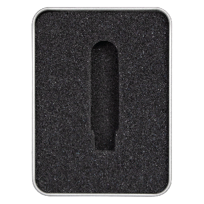 Футляр Cupertino для флеш накопителя металлический, размер 11,5*8,5 см