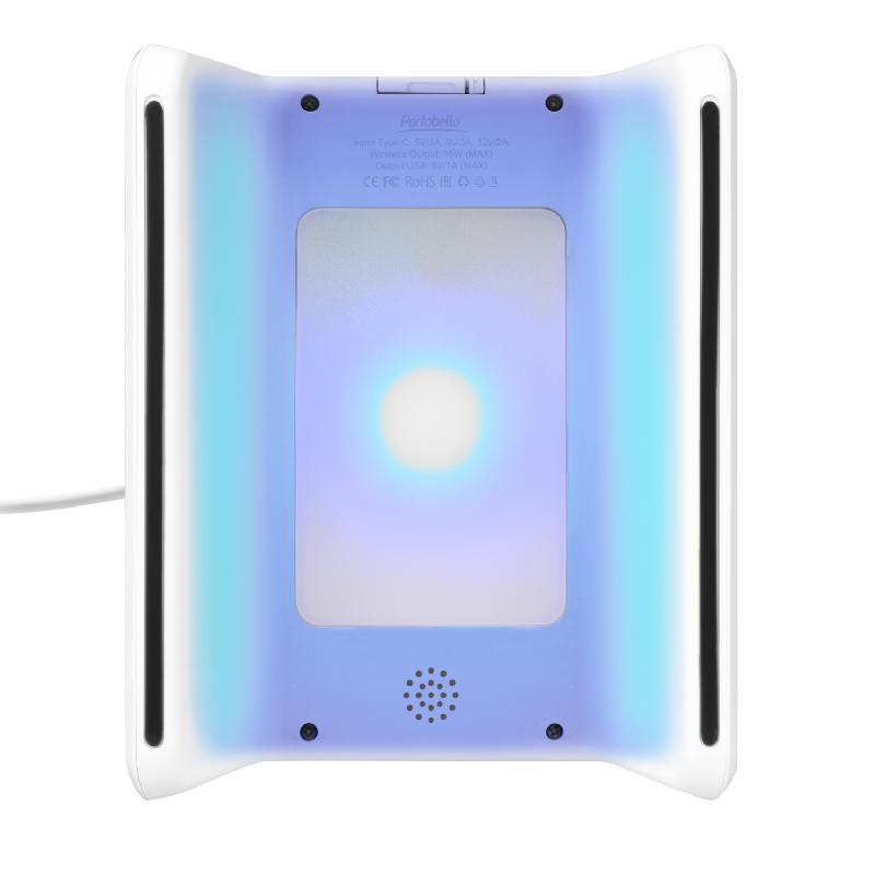 Зарядная станция с часами 15W Флейм (Flame)