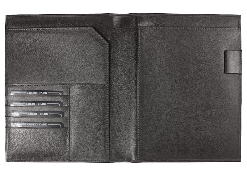 Суперобложка из натуральной кожи Universal leather размер А5+