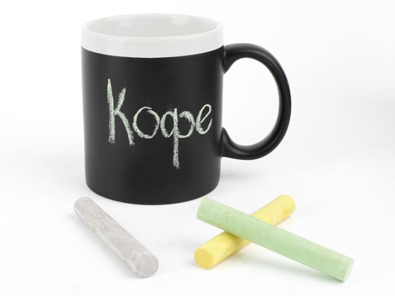 Кружка с покрытием для рисования мелом Да Винчи