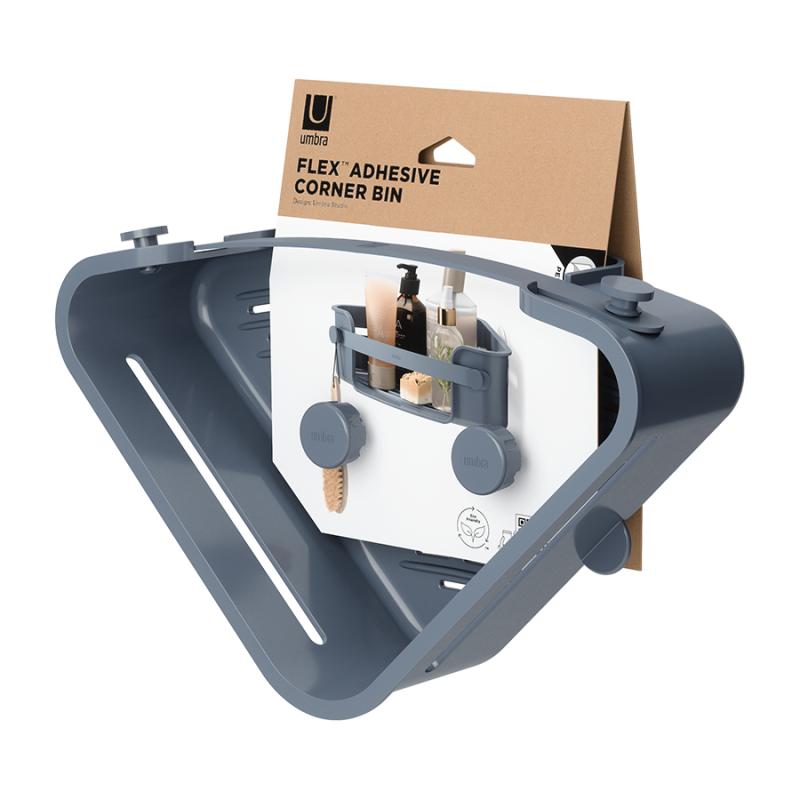 Органайзер для душа flex adhesive угловой