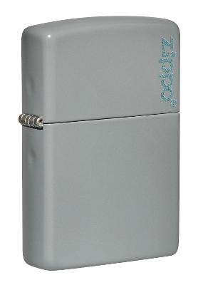 Зажигалка ZIPPO Classic с покрытием Flat Grey, латунь, глянцевая, 38x13x57 мм