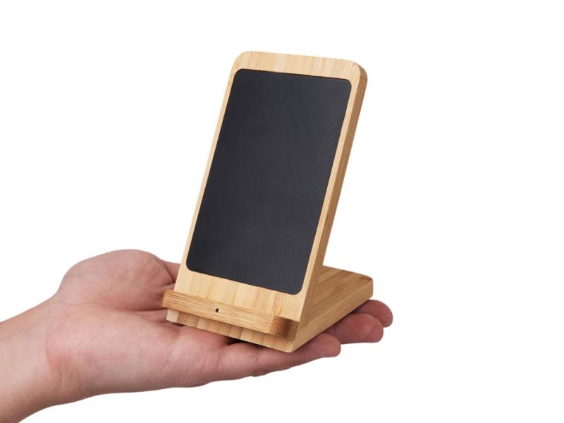 Беспроводное зарядное устройство 2-в-1 с подсветкой лого Reedia S4, 15 Вт