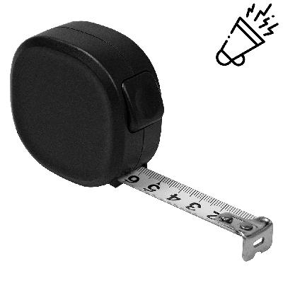 Рулетка Tools Trecker 3 метра, пластиковая, с трещоткой и ремешком