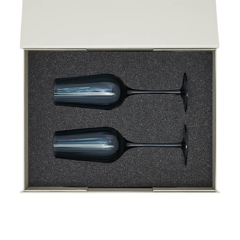 Подарочный набор 2 бокала для шампанского Toscana в серой коробке