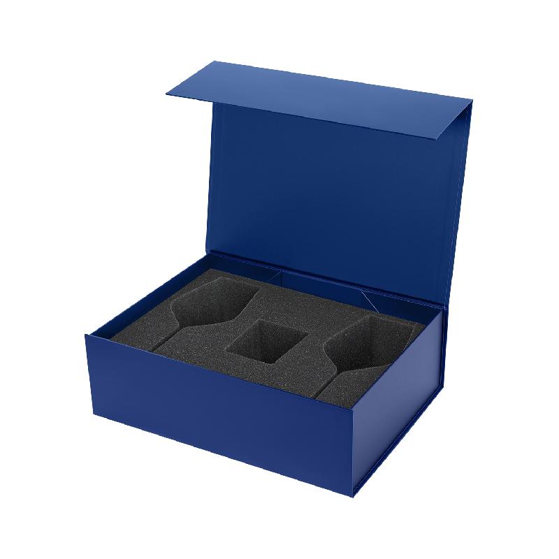 Ложемент под свечу Энигма (Enigma) + 2 бокала для вина в среднюю коробку-трансформер (арт. 695721)