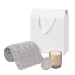 Подарочный набор Mizu, Malta Soft,  (свеча, плед)