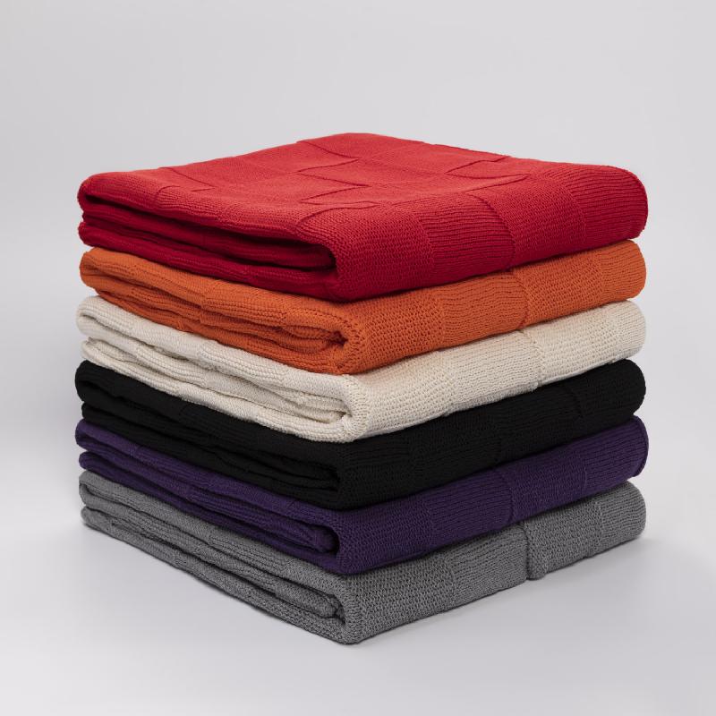 Плед Cella вязаный,  (без подарочной коробки)