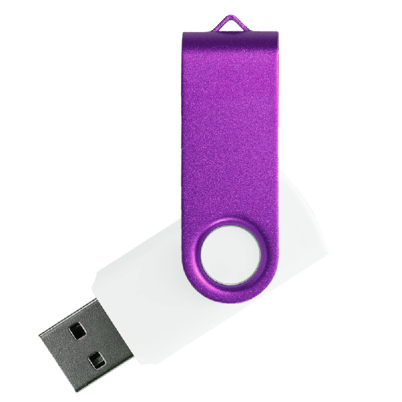 Флеш накопитель USB 2.0 Twister Сolor Mix 16GB, пластик Софт Тачметалл