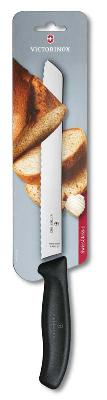 Нож для хлеба VICTORINOX SwissClassic, лезвие 21 см с волнистой кромкой, в блистере