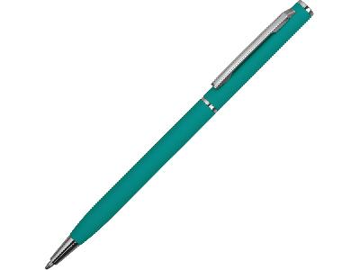 Ручка металлическая шариковая Атриум софт-тач