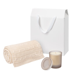 Подарочный набор Mizu, Fado,  (свеча, плед)